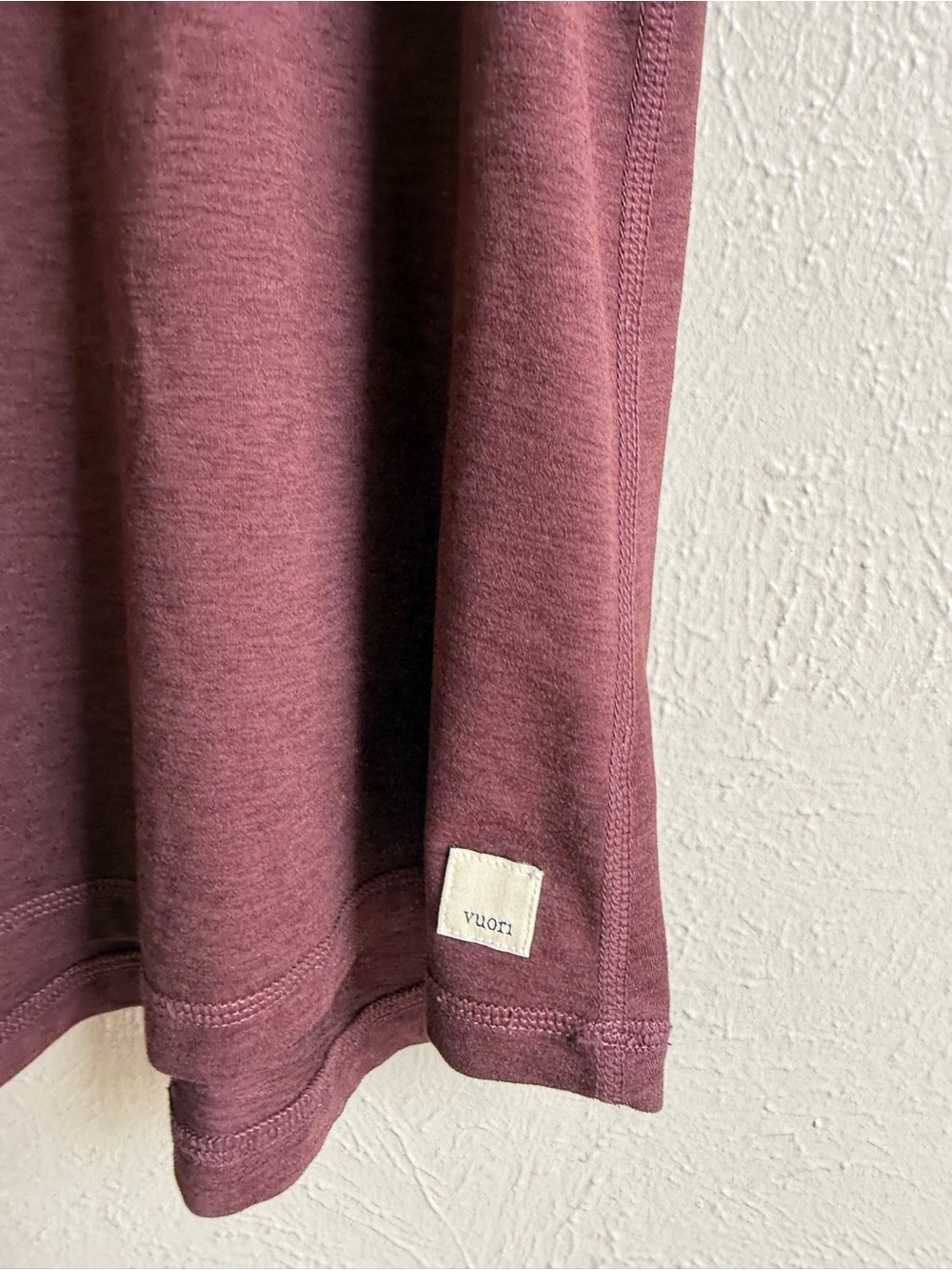 Vuori Racerback Tank Top in Wine - Picture 4 of 5